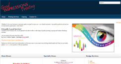 Desktop Screenshot of goodimpressionsprintingff.com